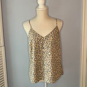 A New Day Leopard Print Camisole Tank Medium